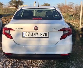 Cheap Fiat Egea, 1.3 litres for rent in  Turkey