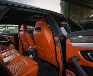 Hire a Lamborghini Urus car at Dubai airport in  UAE