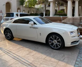 Rolls-Royce Wraith rental. Luxury Car for Renting in the UAE ✓ Deposit of 5000 AED ✓ TPL, CDW insurance options.