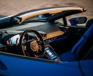 Rent a Lamborghini Huracan Spyder in Dubai UAE