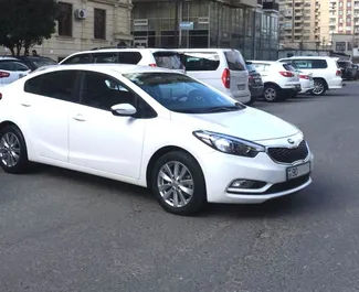 Front view of a rental Kia Cerato in Baku, Azerbaijan ✓ Car #3499. ✓ Automatic TM ✓ 0 reviews.