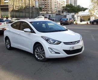 Front view of a rental Hyundai Elantra in Baku, Azerbaijan ✓ Car #3501. ✓ Automatic TM ✓ 0 reviews.