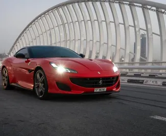 Petrol 3.9L engine of Ferrari Portofino 2020 for rental in Dubai.