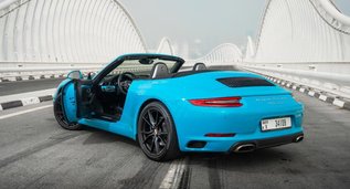 Porsche Carrera 911 S Cabrio, Petrol car hire in UAE