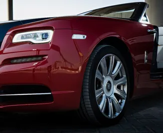 Rolls-Royce Dawn rental. Luxury, Cabrio Car for Renting in the UAE ✓ Deposit of 10000 AED ✓ TPL, CDW insurance options.