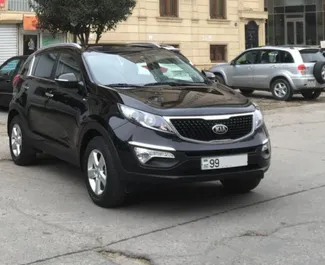 Front view of a rental Kia Sportage in Baku, Azerbaijan ✓ Car #3497. ✓ Automatic TM ✓ 1 reviews.