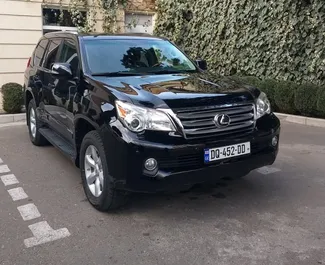 Front view of a rental Lexus Gx460 in Tbilisi, Georgia ✓ Car #3805. ✓ Automatic TM ✓ 0 reviews.