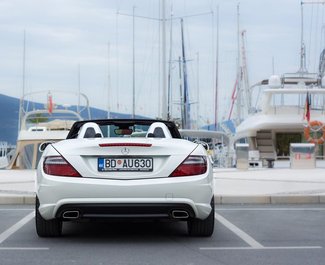 Rent a Mercedes-Benz SLK Cabrio in Rafailovici Montenegro