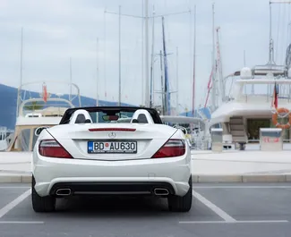 Mercedes-Benz SLK Cabrio 2012 car hire in Montenegro, featuring ✓ Petrol fuel and 200 horsepower ➤ Starting from 58 EUR per day.