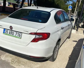 Front view of a rental Fiat Egea at Antalya Airport, Turkey ✓ Car #3809. ✓ Manual TM ✓ 0 reviews.