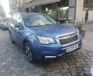Front view of a rental Subaru Forester in Tbilisi, Georgia ✓ Car #3853. ✓ Automatic TM ✓ 3 reviews.