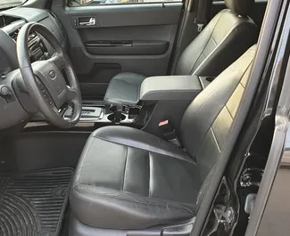 Interior of Ford Escape for hire in Georgia. A Great 5-seater car with a Automatic transmission.