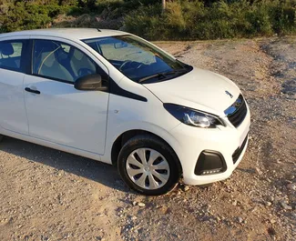 Peugeot 108 2021 car hire in Greece, featuring ✓ Petrol fuel and 69 horsepower ➤ Starting from 19 EUR per day.