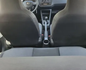 Interior of Skoda Citigo for hire in Greece. A Great 4-seater car with a Manual transmission.