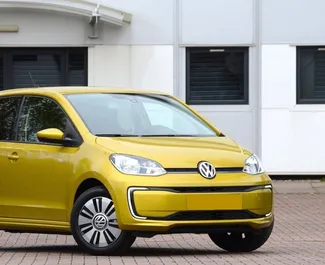Volkswagen Up 2021 car hire in Greece, featuring ✓ Petrol fuel and 60 horsepower ➤ Starting from 19 EUR per day.