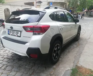 Subaru Crosstrek 2019 available for rent in Tbilisi, with unlimited mileage limit.