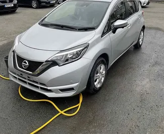 Nissan Note 2018 car hire in Cyprus, featuring ✓ Petrol fuel and 88 horsepower ➤ Starting from 20 EUR per day.