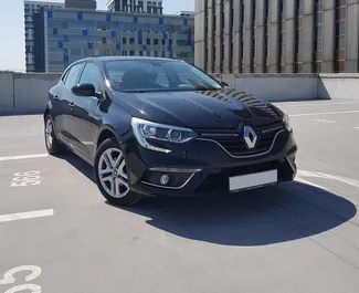 Front view of a rental Renault Megane in Prague, Czechia ✓ Car #4206. ✓ Automatic TM ✓ 0 reviews.