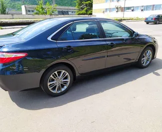 Toyota Camry 2017 car hire in Georgia, featuring ✓ Petrol fuel and 205 horsepower ➤ Starting from 120 GEL per day.