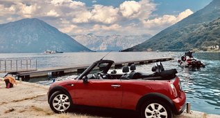 Rent a Mini Cooper Cabrio in Budva Montenegro