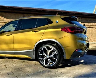 BMW X2 2019 car hire in Russia, featuring ✓ Petrol fuel and 140 horsepower ➤ Starting from 600 RUB per day.