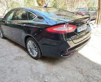 Ford Fusion 2017 with Front drive system, available at Tbilisi Airport.