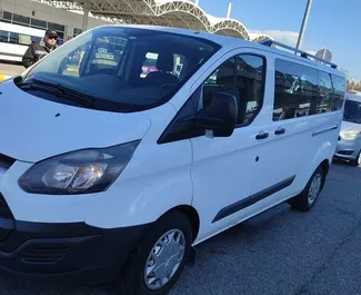 Car Hire Ford Tourneo Custom #4188 Manual at Antalya Airport, equipped with 2.2L engine ➤ From Sefa in Turkey.