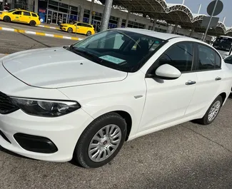 Front view of a rental Fiat Egea Multijet at Antalya Airport, Turkey ✓ Car #4175. ✓ Automatic TM ✓ 3 reviews.