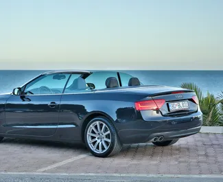 Audi A5 Cabrio 2016 available for rent in Budva, with unlimited mileage limit.