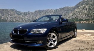 Rent a BMW 3-series Cabrio in Budva Montenegro