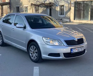 Front view of a rental Skoda Octavia in Becici, Montenegro ✓ Car #4270. ✓ Automatic TM ✓ 0 reviews.