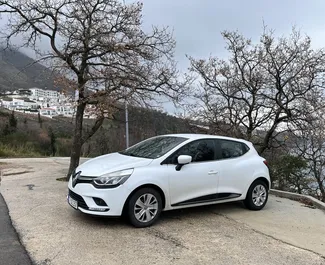 Renault Clio 4 2018 car hire in Montenegro, featuring ✓ Diesel fuel and 90 horsepower ➤ Starting from 25 EUR per day.