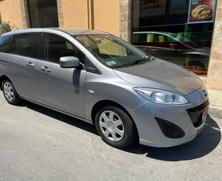 Front view of a rental Mazda Premacy in Larnaca, Cyprus ✓ Car #4379. ✓ Automatic TM ✓ 0 reviews.