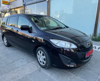 Front view of a rental Mazda Premacy in Larnaca, Cyprus ✓ Car #4378. ✓ Automatic TM ✓ 0 reviews.