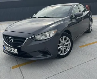 Front view of a rental Mazda 6 in Tbilisi, Georgia ✓ Car #4014. ✓ Automatic TM ✓ 0 reviews.