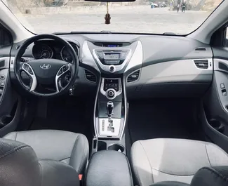Hyundai Elantra 2014 car hire in Georgia, featuring ✓ Petrol fuel and 158 horsepower ➤ Starting from 100 GEL per day.