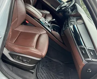 Interior of BMW X6 for hire in Georgia. A Great 5-seater car with a Automatic transmission.
