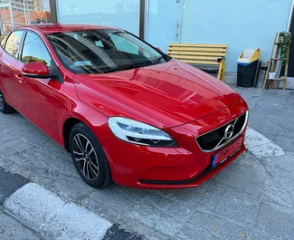 Front view of a rental Volvo V60 in Larnaca, Cyprus ✓ Car #4400. ✓ Automatic TM ✓ 0 reviews.
