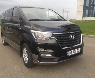 Front view of a rental Hyundai H1 in Tbilisi, Georgia ✓ Car #1326. ✓ Automatic TM ✓ 1 reviews.