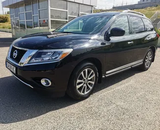 Nissan Pathfinder 2015 car hire in Georgia, featuring ✓ Petrol fuel and 227 horsepower ➤ Starting from 200 GEL per day.