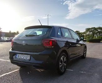 Volkswagen Polo 2019 car hire in Greece, featuring ✓ Petrol fuel and 95 horsepower ➤ Starting from 20 EUR per day.