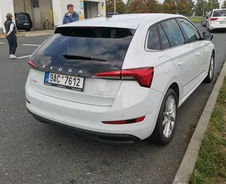 Skoda Scala rental. Comfort Car for Renting in Czechia ✓ Deposit of 400 EUR ✓ TPL, SCDW, Theft, Abroad insurance options.