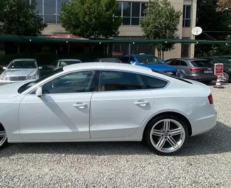 Audi A5 2011 car hire in Albania, featuring ✓ Diesel fuel and 150 horsepower ➤ Starting from 45 EUR per day.