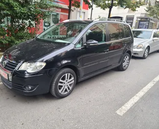 Car Hire Volkswagen Touran #4708 Automatic at Tirana airport, equipped with 2.0L engine ➤ From Sergei in Albania.