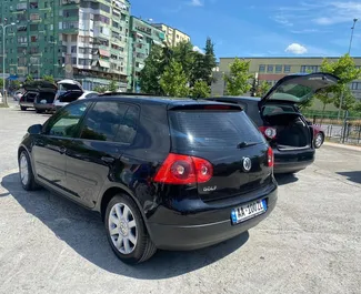 Volkswagen Golf 2007 car hire in Albania, featuring ✓ Diesel fuel and 90 horsepower ➤ Starting from 26 EUR per day.