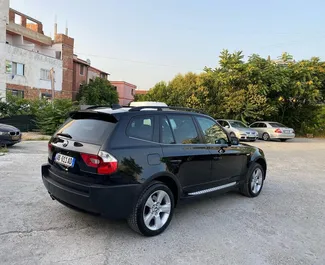 BMW X3 2008 car hire in Albania, featuring ✓ Diesel fuel and 190 horsepower ➤ Starting from 50 EUR per day.
