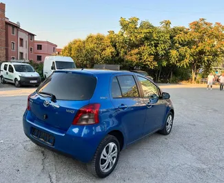 Toyota Yaris 2009 car hire in Albania, featuring ✓ Diesel fuel and 80 horsepower ➤ Starting from 26 EUR per day.