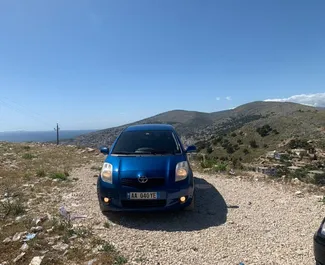 Toyota Yaris 2007 car hire in Albania, featuring ✓ Diesel fuel and 66 horsepower ➤ Starting from 30 EUR per day.