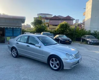 Front view of a rental Mercedes-Benz C-Class in Tirana, Albania ✓ Car #4471. ✓ Automatic TM ✓ 0 reviews.