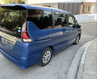 Nissan Serena rental. Comfort, Minivan Car for Renting in Cyprus ✓ Without Deposit ✓ TPL, CDW, Young insurance options.